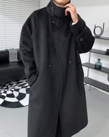 ハイネックロングコート/SI High-Neck Long Coat (2 colors)