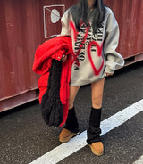 [UNISEX] Hooded oversized fit wellon padded coat