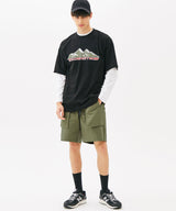 SIDE FLAP POCKET SHORTS (KHAKI) (6585208832118)