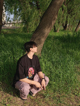 マッシュルーム半袖Tシャツ