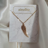 ゴールドウィングネックレス / Gold Wing Necklace