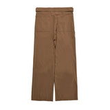 マティックスリラックスベルトパンツ / MATIX RELAXED BELTED PANTS_BRICK BROWN