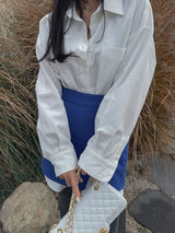 Peach Napping Oversized Fit Shirt