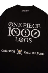 ワンピース1000ロゴ長袖Tシャツ/V.A.C.[ Culture ]™️ : One Piece 1000 Logs Long Sleeve
