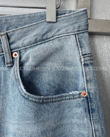 ライトブルービンテージデニムパンツ / TR2453 Light blue vintage denim pants (XS–L)