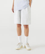 ディープ ワン タック スウェット バミューダ ショーツ / DEEP ONE TUCK SWEAT BERMUDA SHORTS_M.GREY