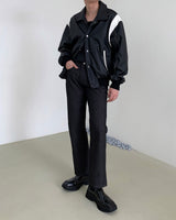 ハーフムーンバーシティジャケット/EV Half Moon Varsity Jacket (2 colors)