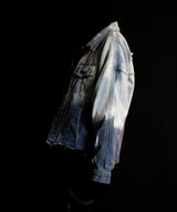 BBD Utopia Bleached Custom Raglan Denim Jacket (Blue)
