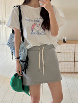 ベアプリント半袖Tシャツ (3color)