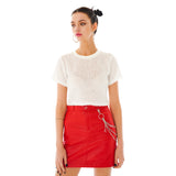 フリルTシャツ / Frill T-shirt [White]