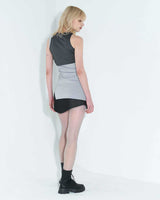 チェーンリンクレイヤードトップ / Chain Link Layered Top _ Grey