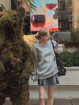 (UNISEX)ヘビーマウンテンラウンドスエットシャツ