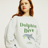 ドルフィンダイブスウェットシャツ/Dolphin dive sweatshirts