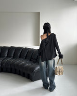 ショコ ヴィンテージ ワイド ジーンズ