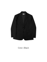 (UNISEX)オータムベーシックオーバーシングルジャケット
