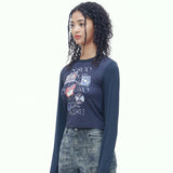 ミュージックウォーマー グラフィック クロップ Tシャツ / MUSIC WARMER GRAPHIC CROP T