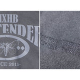 HUMAN PRETENDER LOGO HOODIE - PIGMENT CHARCOAL (6678690168950)