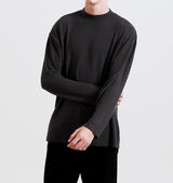 ベーシックハーフタートルネックニットTシャツ/Basic Hlaf Tutleneck knit t-shirt_11color