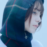 ピストルチェックバラクラバ/1 5 pistol check balaclava - GREEN
