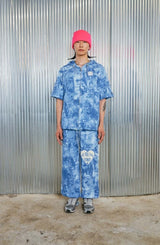 パッチフードジップアップ/patch hood zipup_light blue