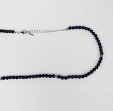 ジェムストーンラインネックレス / Gemstone Line Necklace (2color)