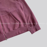 コクーンピグメントフードジップアップ / GM Cocoon Pigment Hood Zip-up (3 colors)