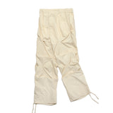 クリースナイロンバンディングパンツ / CREASE NYLON BANDING PANTS_CREAM