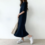 ハーフスリーブカラードドレス / Half Sleeve Collared Dress