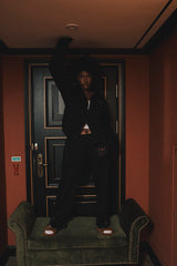 パチーノトラックジャケット/PACINO TRACK JACKET (BLACK)
