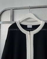 WE With Coloring Zipper Cardigan (2 colors)