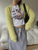 フラッフィーカーディガン / Fluffy Cardigan (5color)