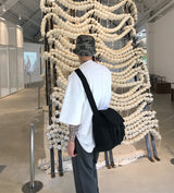 No.7939 バックルツーポケットクロスバッグ
