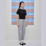 Fetching lace T-shirts (black) (6684249653366)