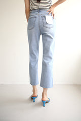 ザチャーリージーンズ / THE CHARLIE JEANS / WIDE STRAIGHT DENIM PANTS