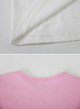 ベアプリント半袖Tシャツ (3color)