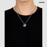 TWO CIRCLE NECKLACE (6693732352118)