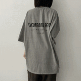 オーバーサイズピグメントウォッシングショートスリーブTシャツ / Oversized Pigment Washing Short-Sleeved T-shirt