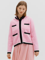 Color block hoody - Beige (6682210074742)