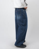 ベルトループディティールフラップデニムジーンズ / belt loop detail flap denim jeans