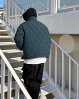 フリースハイネックパッディングジャケット/Fleece High Neck Padding