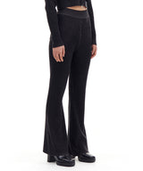 SMALL LOGO BOOTSCUT KINT PANTS (BLACK)
