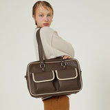 Two pocket big shoulder bag