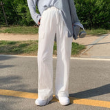[5color] nylon wide cargo pants