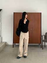 Gento mini pocket string nylon cargo pants