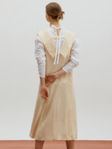 Collar point layered dress - Butter (6682208632950)