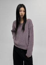 【MADE】ポンメルボカシVネックニット