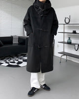 フーデッドネックカバートッポッキコート/SI Hooded Neck Cover Tteubokki Coat (2 colors)