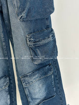 Bizzy, wide, big-cargo jeans