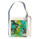 [Patchwork Canvas Bag] Life in Travel-Tie-dye Lime (6625179926646)