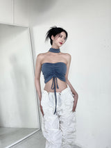 ライジングシャーリングパラシュートパンツ/[High quality] 862. Rising shirring para-suit pt (2color)